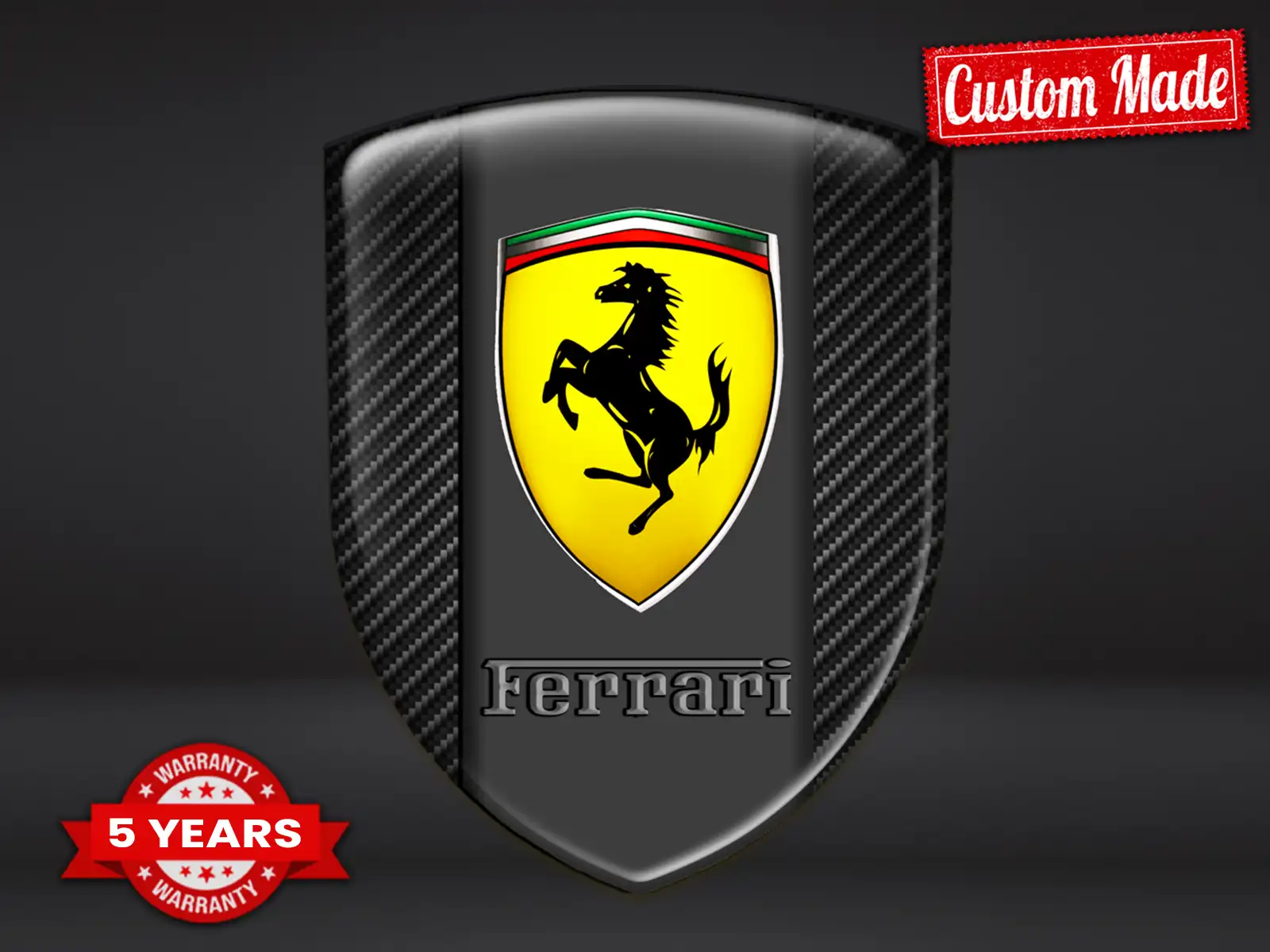 Ferrari Autosticker Business Stern Exklusiv Modern